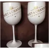 Mugs Plastic Wine Party White Champagne Glass Moet T200216 Drop Delivery Home Garden Kitchen Dining Bar Drinkware Dhrz6