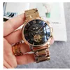 Merk vliegwiel heren horloges top super luxe multifunctionele polshorloge koppel waterdichte hoogwaardige uurwerk mannelijk K60Q