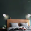 Vägglampor Stapp Modern 5W LED -cirkulär med justerbar lampskärm Bedside Light Sconce Art Salon Living Room Corridor
