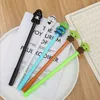 Gelpennor 20 PCS Cartoon Set Creative Cool Neutral Learning Stationery Söta Student Black Test Writing Tools Wholesale 221118