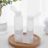 Storage Bottles 5Pcs Portable Travel Lotion Refillable Bottle Container Press Shower Gel Bathroom Empty