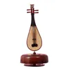 Decorative Figurines Chinese Lute Music Box Classical Wind Up Twirling Rotating Base Instrument Miniature Artware Gift
