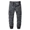 Militaire broek voor herenbroeken Casual katoen vaste kleur vracht Mannen Outdoor trekking reizen Multi-zakken werken 221117