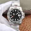 Tasarımcı Saatler Rulo X Erkekler Süper Kaliteli V5 Versiyon Maker 42mm Explorer 21657077210 904L Çelik Asya 2813 Hareket Mekanik Otomatik Erkek Saatler Saatler Bileklik