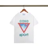 Hot T Shirts Mens Women Designers T-shirts Tees Apparel Tops Man S Casual Chest Letter Shirt Luxurys Clothing Street Shorts Sleeve Clothes Casablanc Tshirts Brands