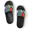 DIY özel ayakkabıları, özelleştirme terliklerini desteklemek için resimler sağlıyor Totem sandaletler erkek on altı