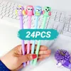 Gel Pens 24 pcs creative cartoon owl gel pen cute student signature factory direct material escolar criativo 221118