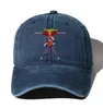 Berets Teenagers Denim Baseball Cap Men Men Cowboy Bone Summer Autumn Hip Hop for Anime High School Dxd Cartoon Hats