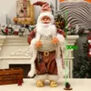 Christmas Decorations 40 Style Doll 30CM Santa Claus Elk Snowman Year Merry for Home Ornaments Natal Navidad 221117