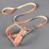 Dog Collars Harness Cat Leash Set Adjustable Vest Collar For Puppy Small Outdoor Walking Chihuahua