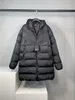 Hommes doudoune manteau 2022 hiver nouveau lâche Silicone stéréo lettres mi-longueur quotidien banlieue vent imperméable bouffant veste Parkas pour homme