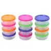 Dinnerware Sets Containersstorage Freezercups Box Deli Container Saladlidssauce Baby Small Dressing Mini Reusable Microwavable Round Prep