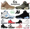 New Jumpman 6 Retro Basketball Shoes 6s Georgetown Unc University Blue Black Fashion Infrared White Wash Denim Men Silver Men Sneakers Outdoor Sports Trainers