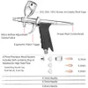 Pistolets aérographes avec kit d'accessoires 0,3 mm 0,5 mm 0,8 mm Précision tout usage fixe Déclencheur à double action Gravity Feed Air Brush Peinture 221118