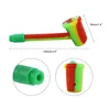 Colorful Silicone Mini Pipes Herb Tobacco Glass Porous Filter Bowl Portable Handpipes Innovative Design Smoking Cigarette Holder Mouthpiece Tube