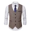 Mens Vests Linhua Sleeveless Men Vest Retro Waistcoat Coats Man Coat Male Clothes Jackets 의류 패딩 골프 221117