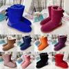 Çocuk Ayakkabıları Uggi Avustralya Klasik Kar Çocuk Toddlers Boots Bows Girls Bowknot Ayakkabı Çocuklar Erkek Eğitmenler Deri Ayakkabı Tasarımcı Sneakers Gençlik