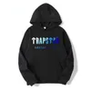 Sweats à capuche pour hommes Sweats TRAPSTAR Survêtement Marque Imprimé Sportswear Hommes 18 Couleurs Chaudes Deux Pièces Ensemble Lâche Sweat Pantalon Jogging 221117