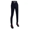 Pantaloni da uomo Primavera Estate Uomo Casual Business Formale Slim Fit Tinta unita Pantaloni sociali da ufficio Pantaloni da festa di nozze Pantalone 221118