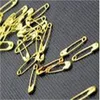 1700st Safety Pin Gold Silver Bronze Black Safety Pins For Plagg Tags Pins L￤ngd 19mm 2628 E3