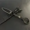 Liome 176 Sabit bıçak bıçağı açık hava kamp avı avcılık güvenlik savunma taktik düz bıçaklar cep sırt çantası edc alet