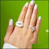 Eheringe Harz Lippen Mund Ringe Für Frauen Mädchen Lustige Persönlichkeit Designer Farbige Chunky Finger Acryl Ring Schmuck Drop Deliv Dhadt