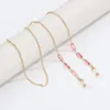 Eyeglasses chains Crystal Beaded Glasses Chains For Women Face Mask Holder Antislip Sunglasses Lanyard Neck Cord Jewelry 221119