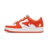 Bapesta Baped Ape Hommes Chaussures De Course Bapestas Sneaker Cuir Verni Bleu Orange Vert Noir Blanc Pastel Camo Beige Baskets Pour Hommes Baskets De Sport Plateforme Chaussure 36-45