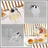 Matlagningsredskap Matlagningsredskap HEOLS CLEAR Honey Sirap Dispenser Akrylkökhållarens potten Container Tool Dessert Tool5368107 D DHGZ4