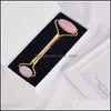 Autre Maison Jardin Femmes Pierre Naturelle Jade Face Roller Facial Masr Améthyste Cristal Oeil de Tigre Aventurine Double Tête Rose Quartz Dr Dhizi