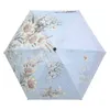 Yada Anti Paraguay Mini Flower Travel Paraplu Rainy Five Pocket Foldable For Women Capsule YD210056 J220722