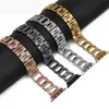 Smart Straps D Style Style Chain Link Bracle Buckle Band Band Bracelet Fit Iwatch Series 8 7 6 SE 5 4 3 for Apple Watch 38 42 44 45mm wristband