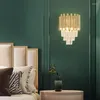 Lâmpadas de parede Lâmpada de madeira led nórdica Deco Maison Arandela Lampara pared Espelho Sala de estar