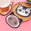 Mats Pads Kawaii Cat Shape Cup Holder Mat Coffee Drinks Drink Silicon Coaster Cup Pad Tovaglietta Accessori da cucina