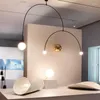Lustres lampe nordique lustre de plafond dans le salon éclairage LED chambre cuisine luminaires