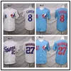 Camisas de beisebol Montreal Expos Camisas de beisebol Andre Dawson Gary Carter Pete Rose Tony Perez Vladimir Guerrero Tim Raines 33 Larry Walker Steve Rodgers