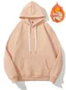 Sweats à capuche pour hommes Sweats à capuche pour hommes Pull d'hiver en peluche épaissie Pull à capuche pour hommes Pull à capuche ample Pull Robe Top Sweatshirts 221119