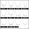 Pendant Necklaces Zodiac Sign Necklaces 12 Constellations Gold Sier Color Necklace With Cubic Zirconia Charm For Women Girls Birthda Dhowd