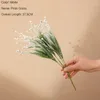 Decorative Flowers 5Pc Simulation Plastic Peas Grass Artificial Plants For Home Flower Pots Fake Wedding Wall Backdrops