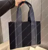 Bolsa feminina de grife de 2 tamanhos, bolsa de feltro de luxo amadeirada para senhoras, bolsa de couro com letras clássicas de marca, bolsas de compras da moda