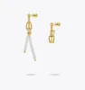 Bottle Natural Pearl Drop Earrings For Women Gold Color Elegant Earings 2021 Kolczyki Fashion Jewelry Party E211231 Dangle Chand