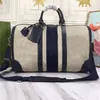 Savoy Large Duffle Bag Blue Beige Canvas Love Parade Ebony Jumbo G Embossed Carry On Ophidia Medium Luxury Designer Luggage Interlocking G Travel Handbag Women