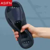 Asifn Indoor Bath Men Men Women Женщины толстые тапочки платформы мягкие анти -липпы домашние слайды.