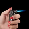 Hot Outdoor Butane Jet Turbo Turbo Tocha mais clara à prova de vento portátil Gun Spray Metal Metal Tlema Fire Promoção Bloqueio Bloqueado