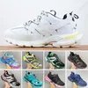 مصمم للنساء الفاخرة للرجال مسار الأحذية غير الرسمي 3.0 LED حذاء رياضة مضاءة Gomma Leather Trainer Nylon Platform Sneakers Men Men Trainers Shoes 36-45 C18