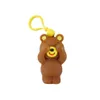 Tongue Hair Sound Doll Blinded Bear Pendant Keychain Relaxation Creative Trick Children039s Toys Christmas Gift H1011264M7774807