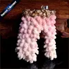 Anhänger Halsketten Naturstein Rohe Rosa Korallen Halskette Druzy Drusy Elestial Skelett Cluster Probe Fit Schmuck Machen 345