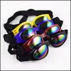 نظارات واقية للحيوانات الأليفة نظارات شمسية واقية من Goggles Pet Pet مع رأس قابلة للتعديل وذقن الأشرطة المقاومة للرياح.