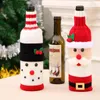 Noel Süslemeleri 1 PCS Sweater Şarap Şişesi Kapağı Sevimli Parti için