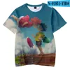 Men's T Shirts 2023 Anime Ponyo On The Cliff 3D Printed Shirt Fashion Harajuku Style Short Sleeve T-shirts unisex Overize Top